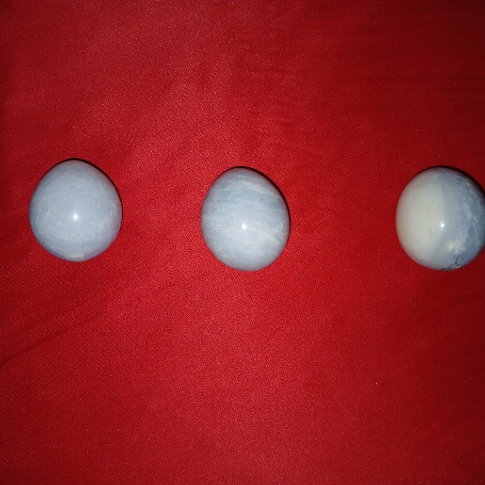 Blue Calcite Eggs